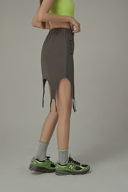 Frilly Color Lines High Socks