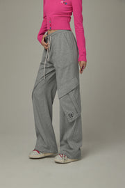 Elastic Waist Pocket Sweatpants