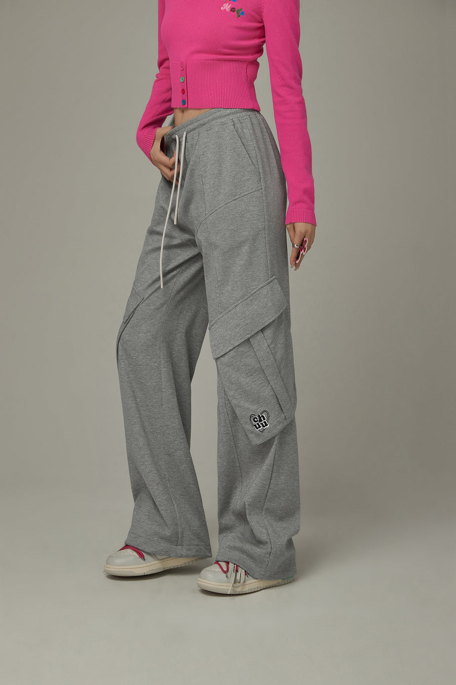 CHUU Elastic Waist Pocket Sweatpants