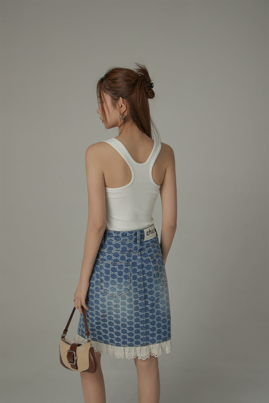 CHUU Ribbed Sleeveless Slim Top