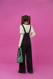 Cotton Button Overalls