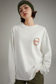 Mushroom Printed Boxy T-Shirt