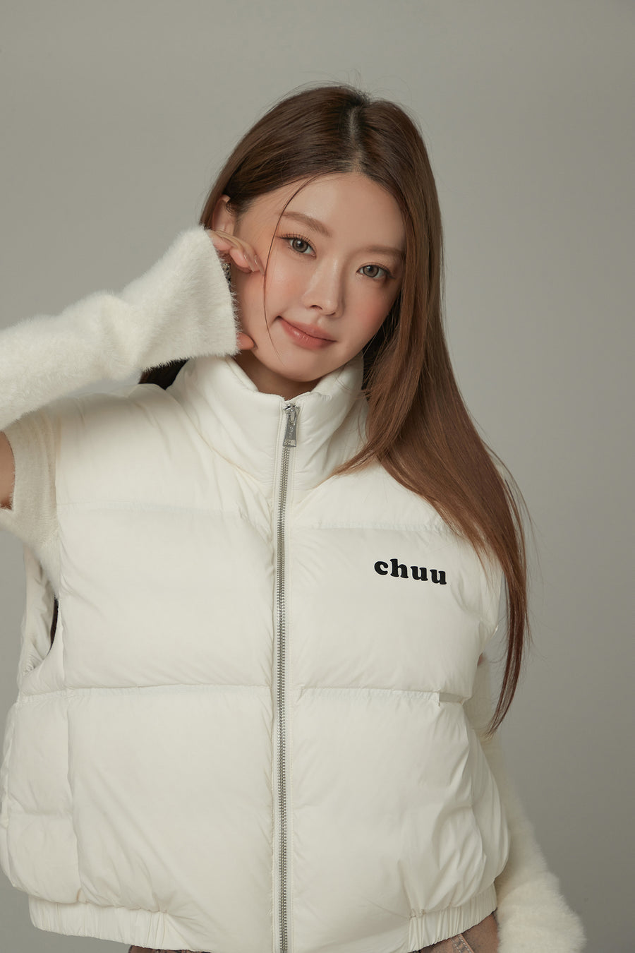 CHUU Boxy Padded Vest