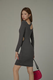 Cutout Slimfit Long Sleeves Dress