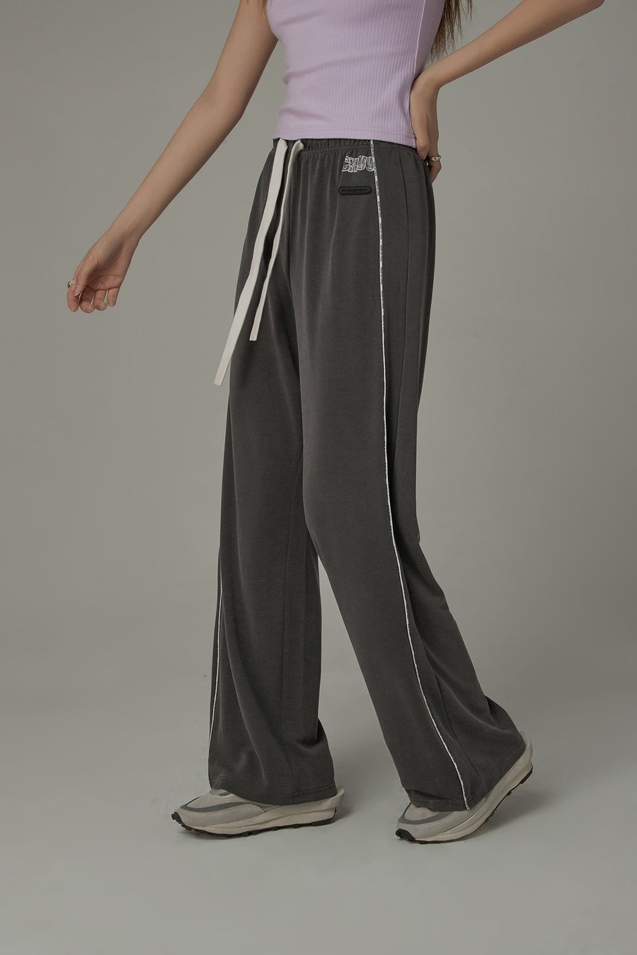 CHUU Elastic Waist?Wide Banding Casual Pants