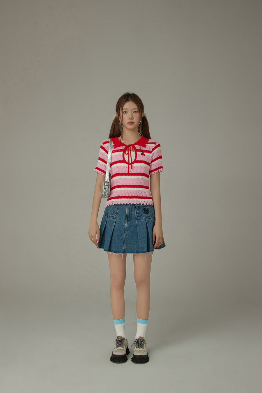 CHUU Heart Chuu Logo Ankle Socks