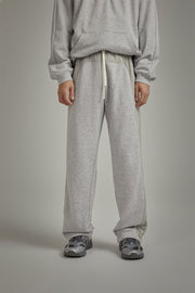 Two Toned String Wide Sweatpants