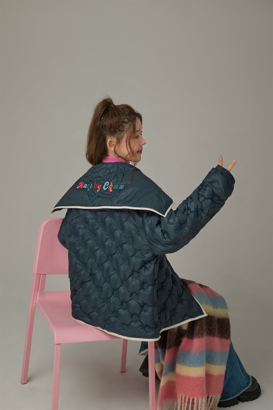 CHUU Sailor Quilting Padded Jacket