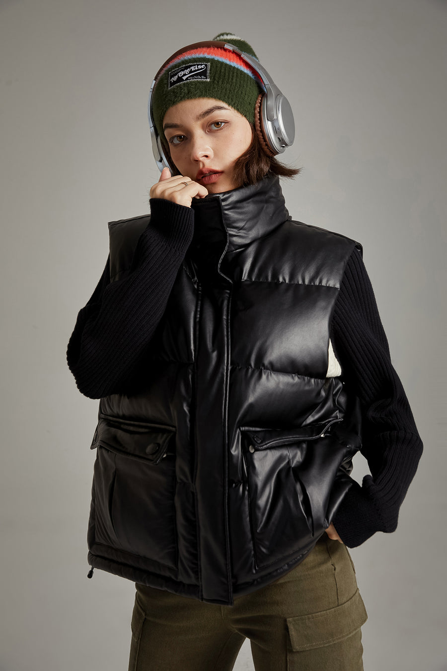 CHUU Oversized Padded Vest