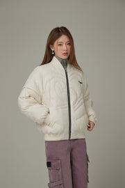 Heart Quilting Padded Jacket