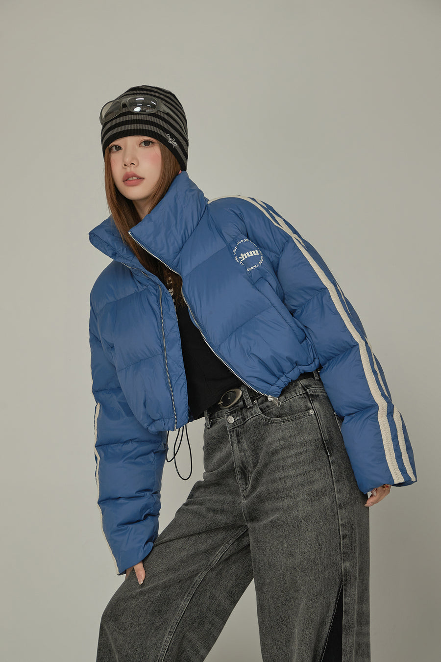 CHUU Sporty Crop Padded Jacket