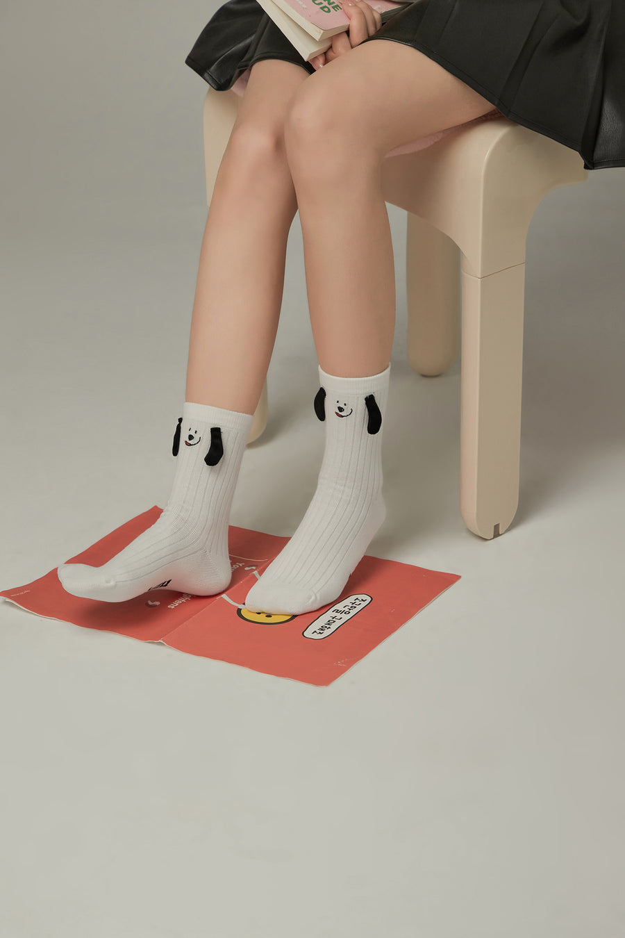 CHUU Puppy Ears Socks