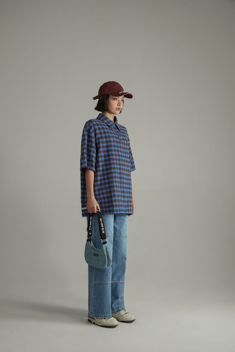 CHUU Retro Checked Loose Fit Shirt