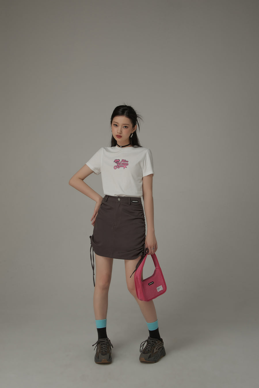 CHUU Logo Daily Cotton Short Sleeved T-Shirt