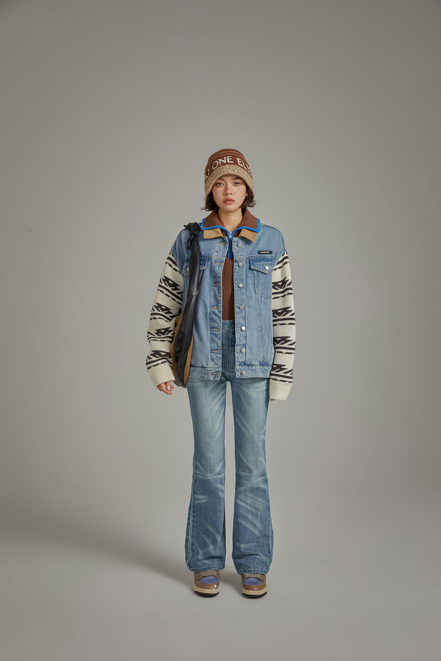 CHUU Semi Bootcut Denim Pants