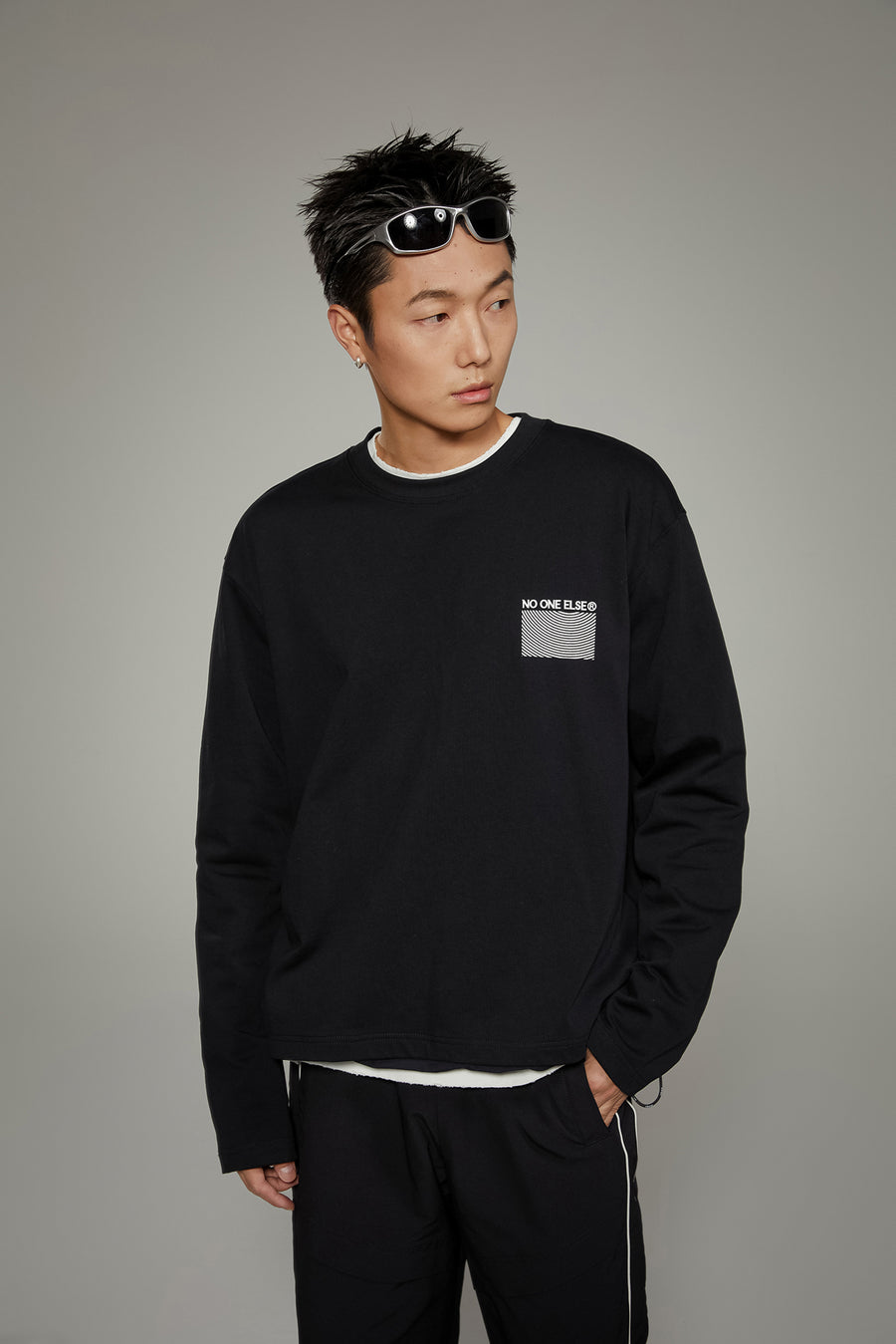 CHUU Basic Logo Boxy T-Shirt