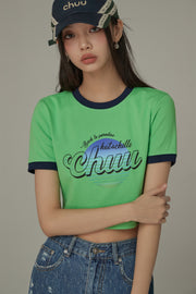 Color Combination Hot And Chill Line T-Shirt