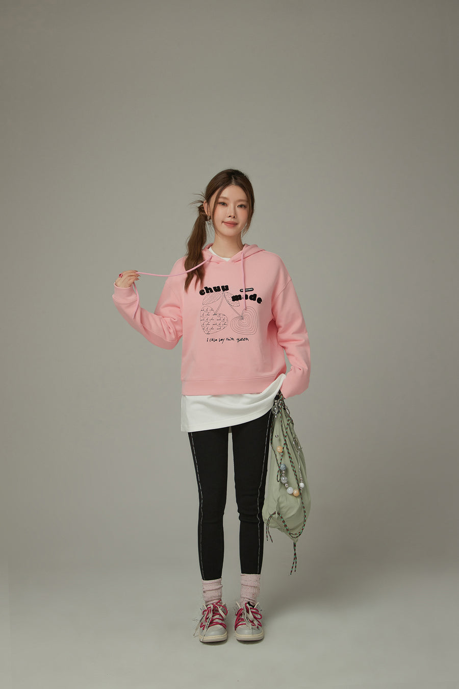 CHUU Basic Boxy Color T-Shirt