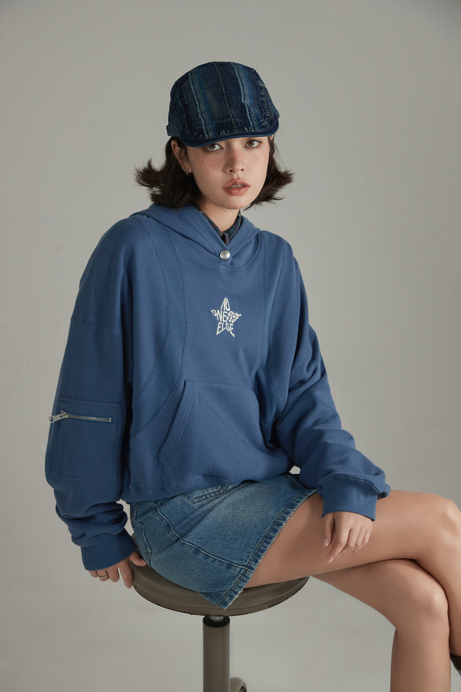 CHUU Star Basic Hoodie