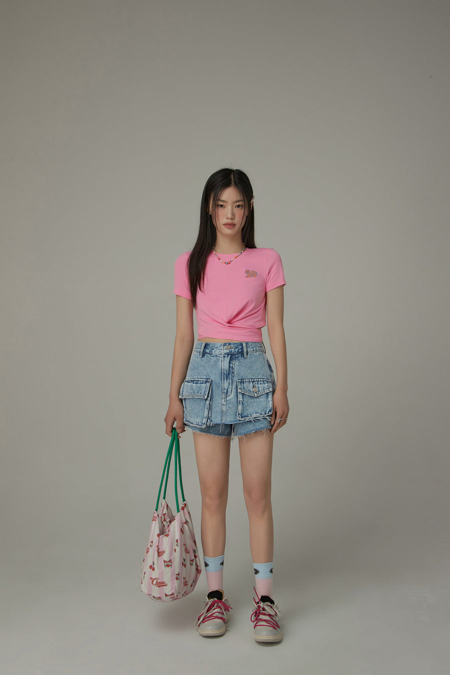 CHUU Denim Cut-Off Half Pants