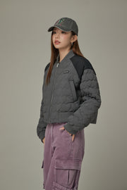 Heart Quilted Padded Jacket