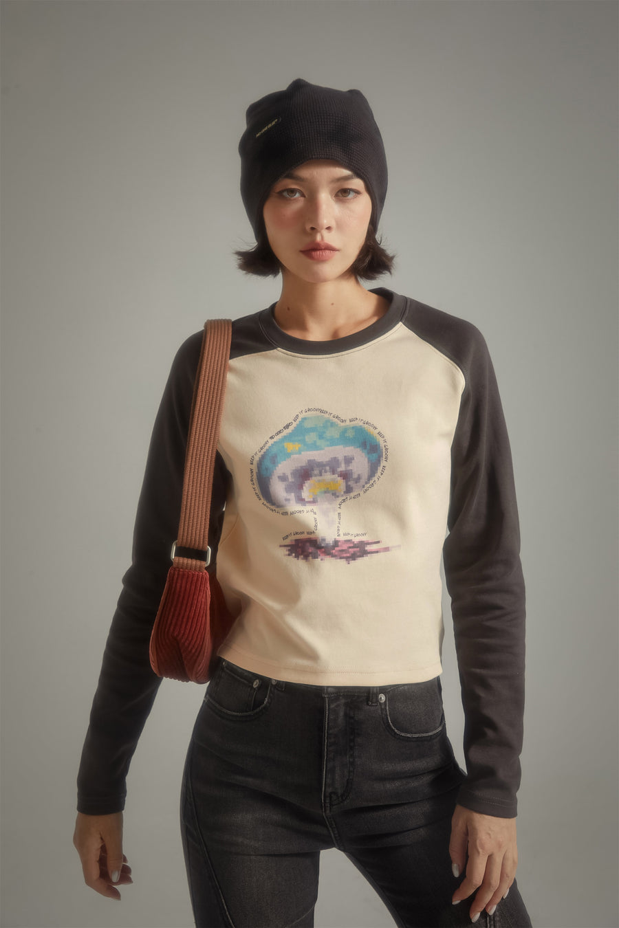 CHUU Printing Color Combination T-Shirt