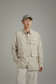 Colo Multi-Pocket Boxy Shirt Jacket