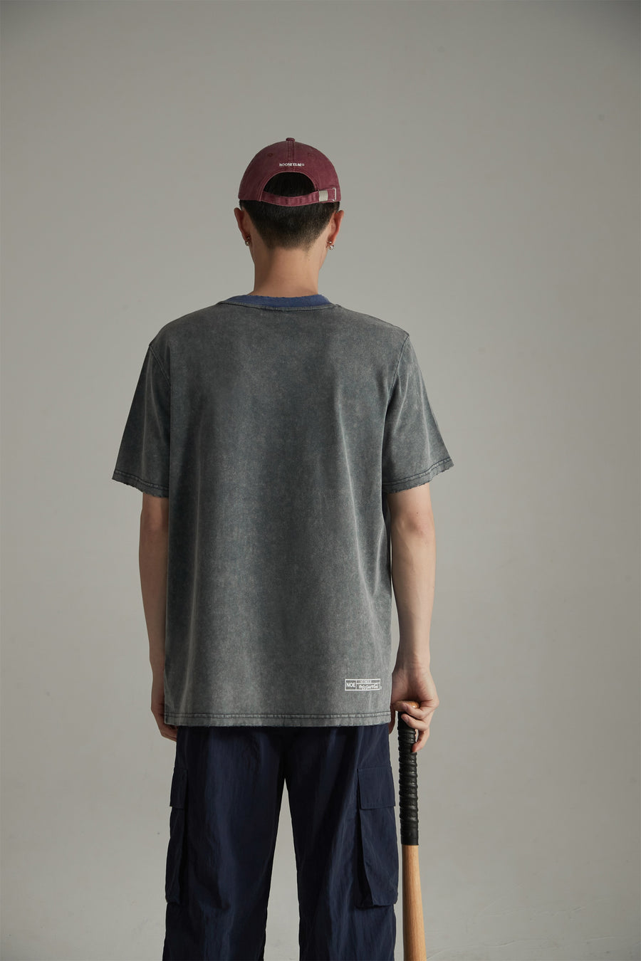 CHUU Vintage Stitched Centers Short Sleeve T-Shirt