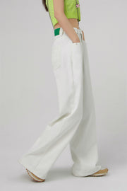 Summer Adjustable High Waist Wide Leg Pants