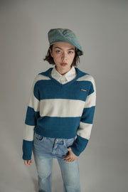 Sailor Color Scheme Knit Sweater