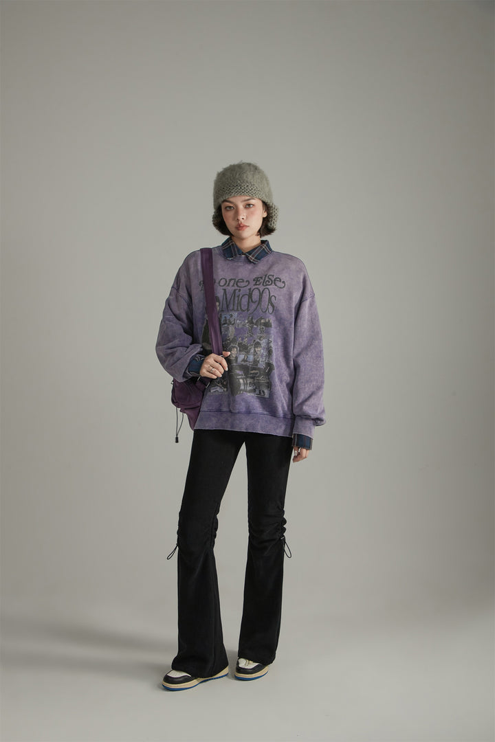 Printed Loose Fit Mid Nineties Sweatshirt