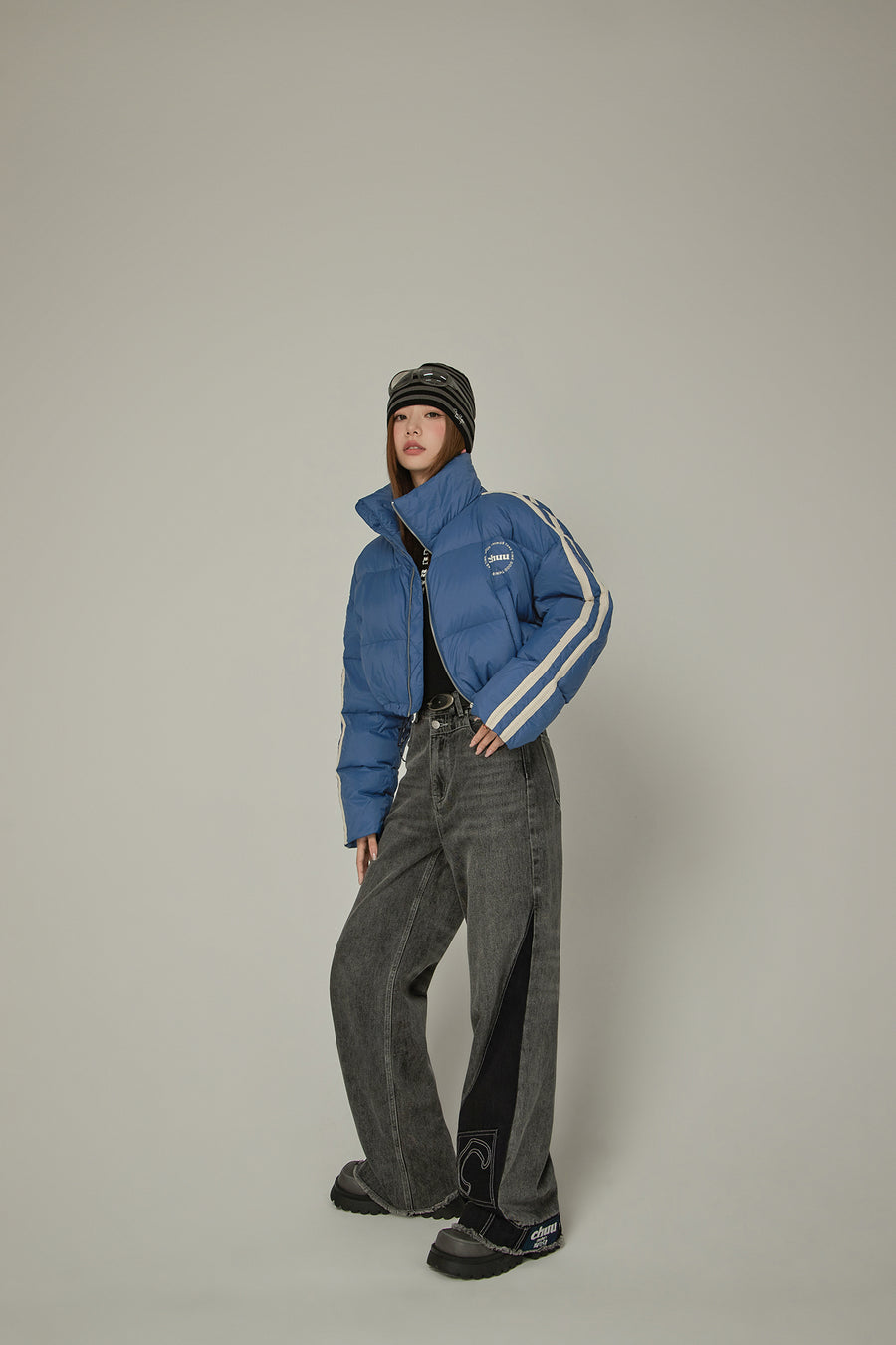 CHUU Sporty Crop Padded Jacket