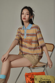 Multi-Color Chuu Babe Striped T-Shirt