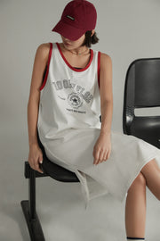 Noe Sleeveless Long T-Shirt Dress