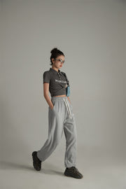 String Banding Jogger Pants