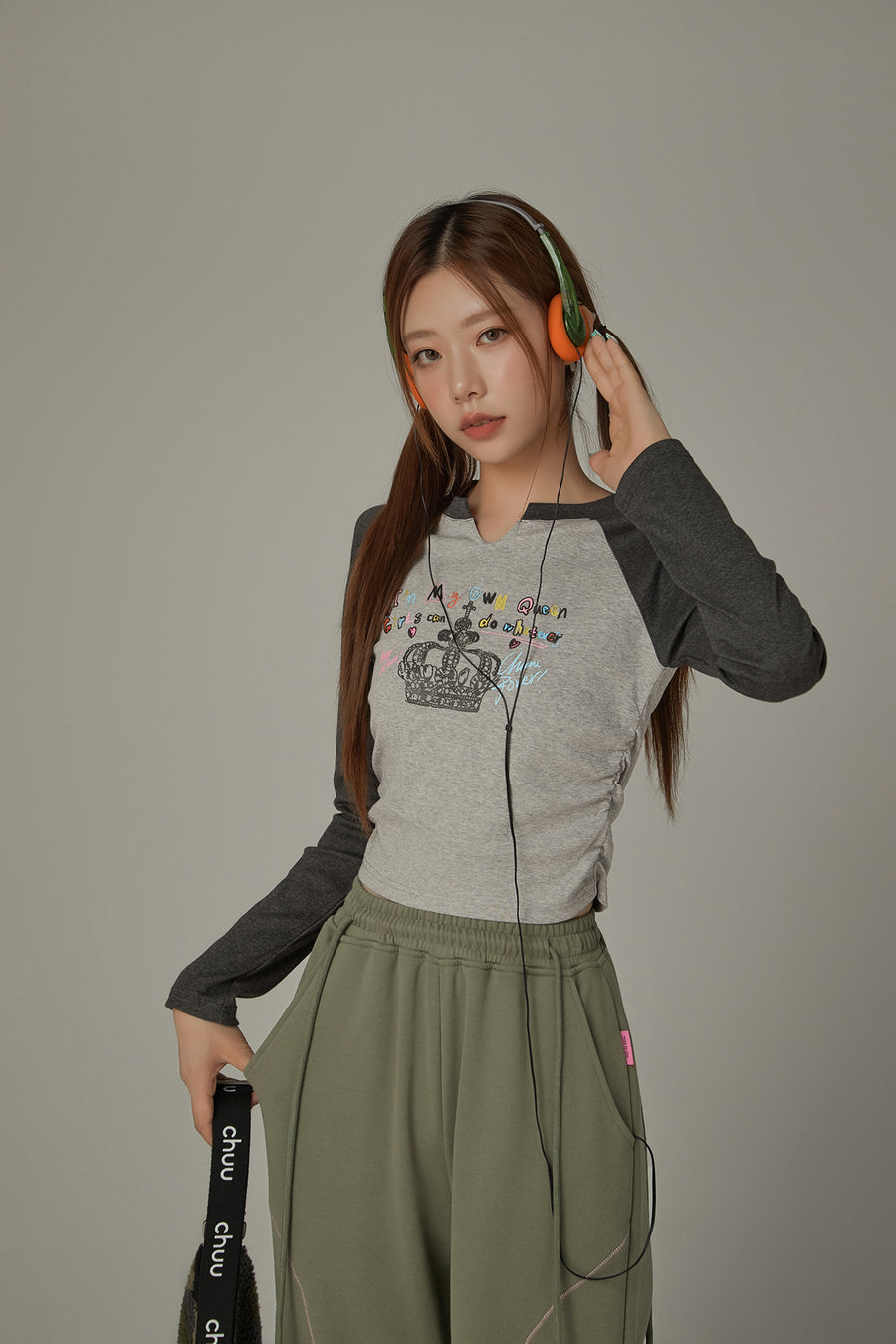 CHUU Friends Forever Color Raglan T-Shirt