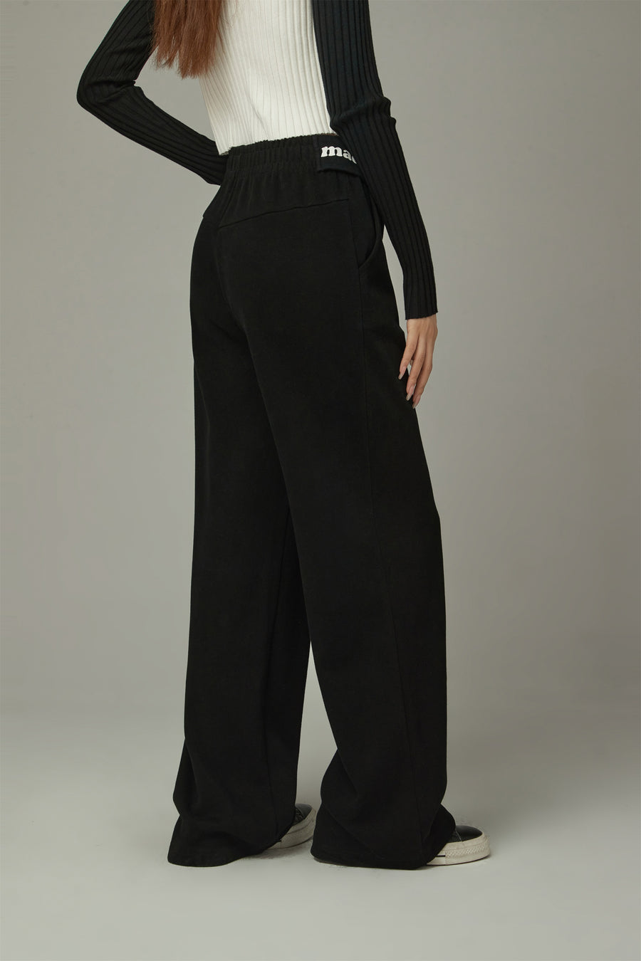 CHUU Logo String Wide Pants