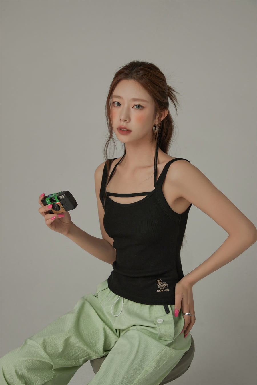 CHUU Halter Neck Sleeveless Top