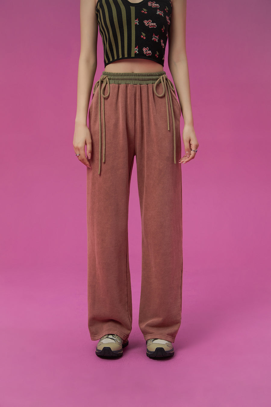 CHUU String Casual Pants