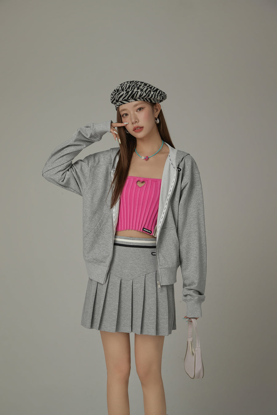 CHUU Basic Pocket Hooded Zip-Up