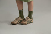 Color Matching Vintage Jacquard High Socks