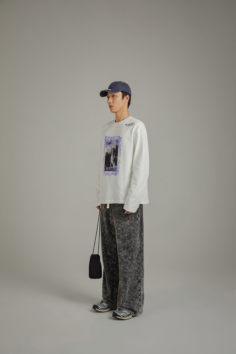 CHUU Printed Wide Pants