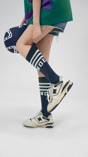 Noe Striped Basic High Socks