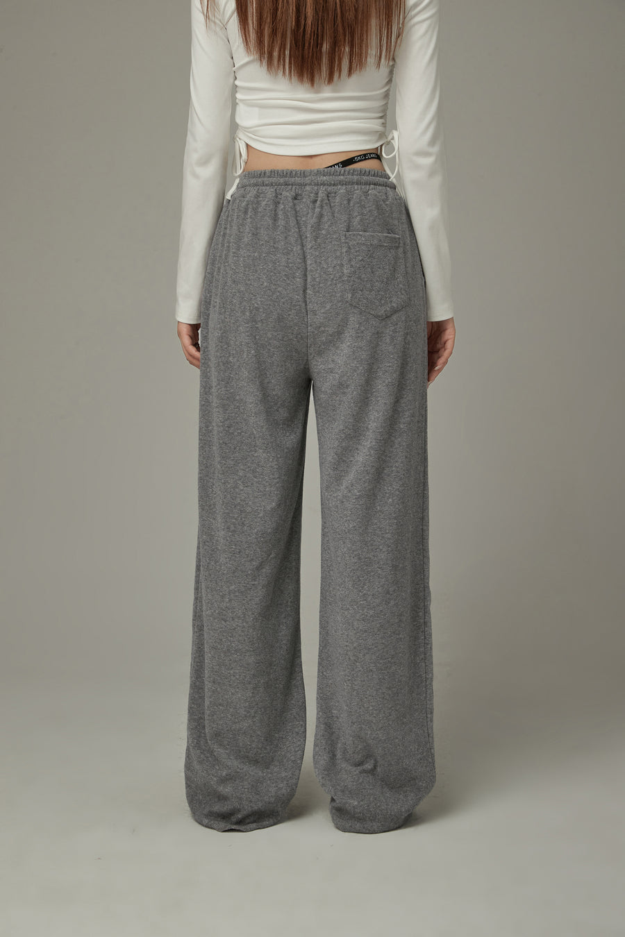 CHUU Elastic Casual Wide Pants