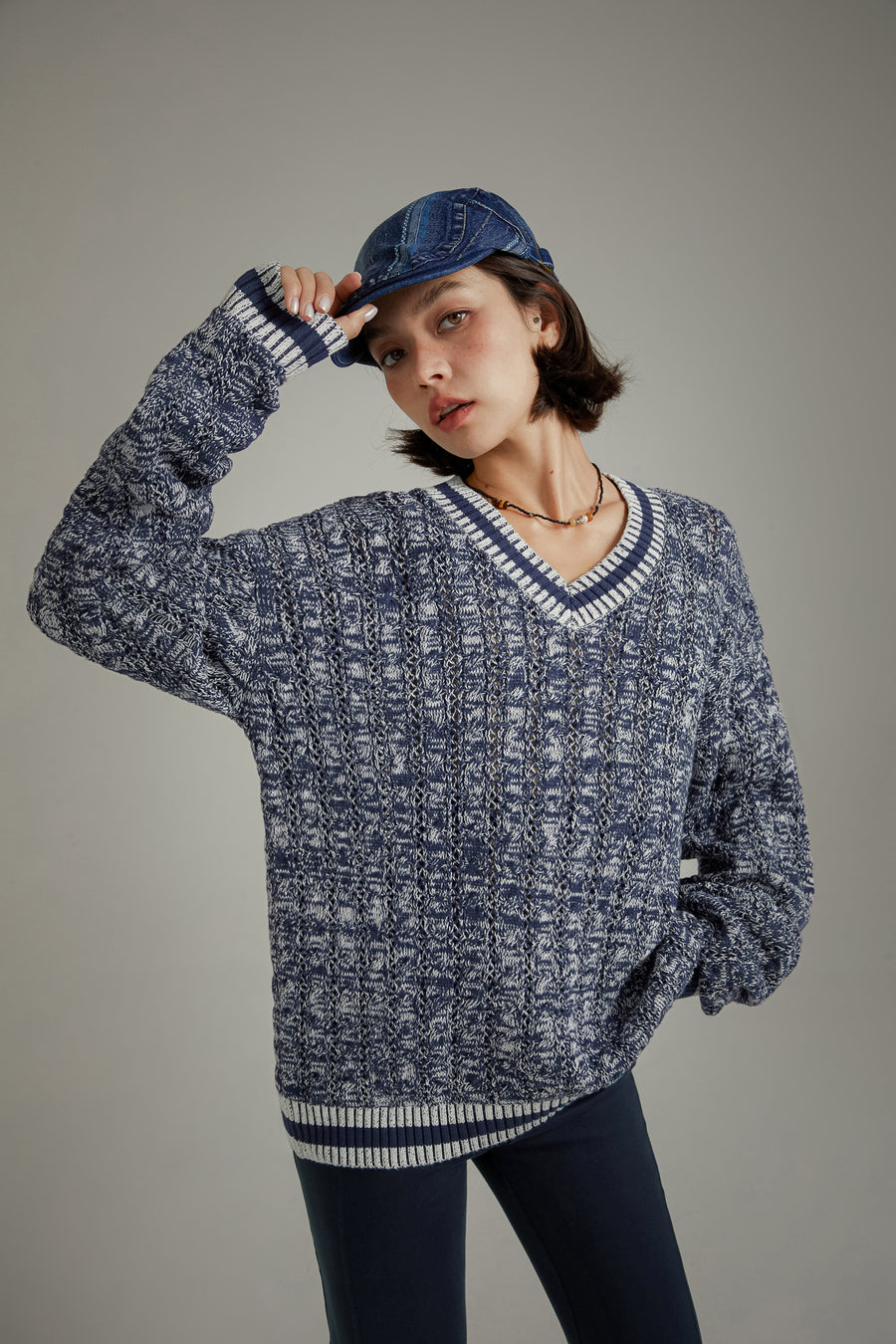 CHUU V-Neck Loose Knit Sweater