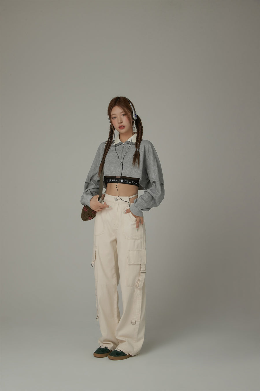 CHUU Pocket Straps Cargo Wide Pants