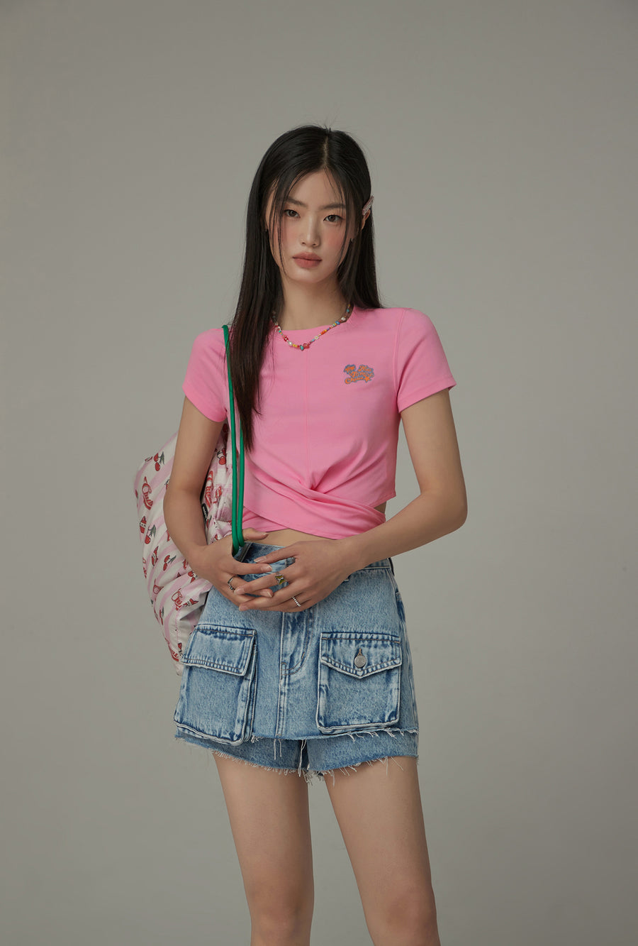 CHUU Denim Cut-Off Half Pants