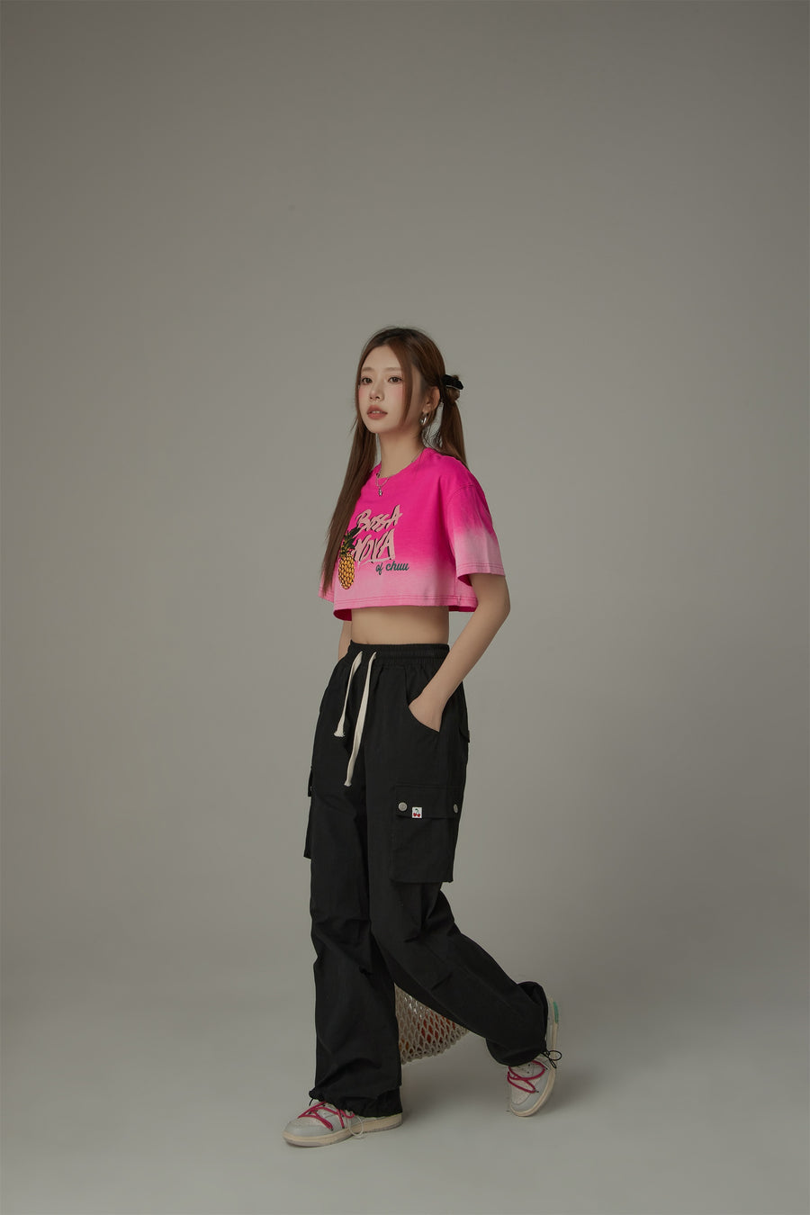 CHUU Gradient Bosa Nova Cropped T-Shirt