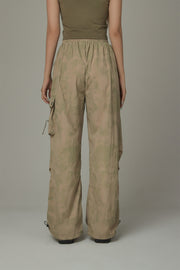 Color Cargo String Pants