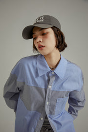 Daily Color Contrast Loose Fit Shirt